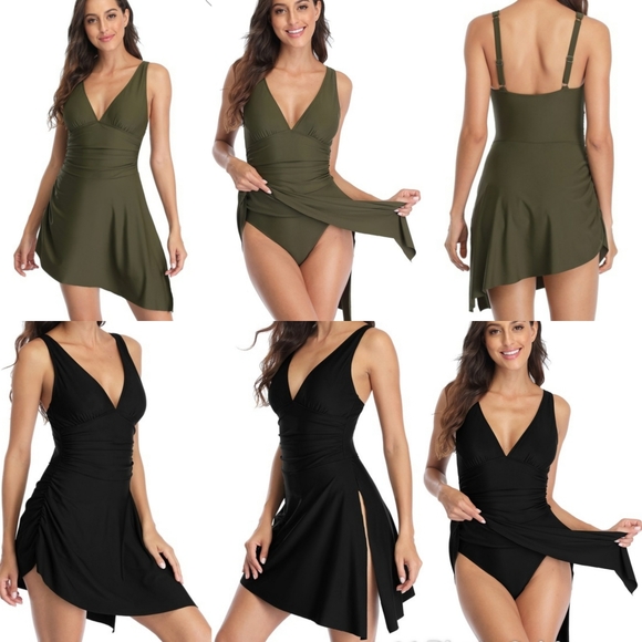 Women Monokini Flounced Sexy One Piece Swimsuit - Picture 1 of 4